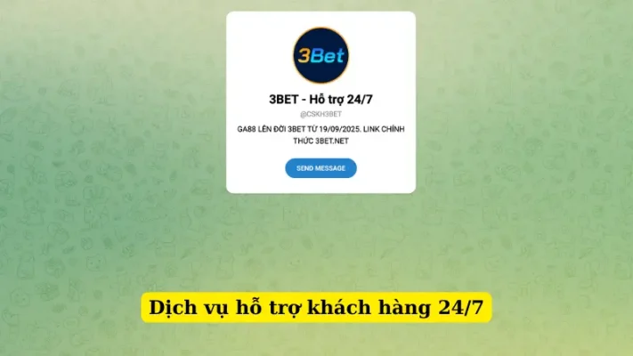 Dịch vụ hỗ trợ khách hàng 24/7