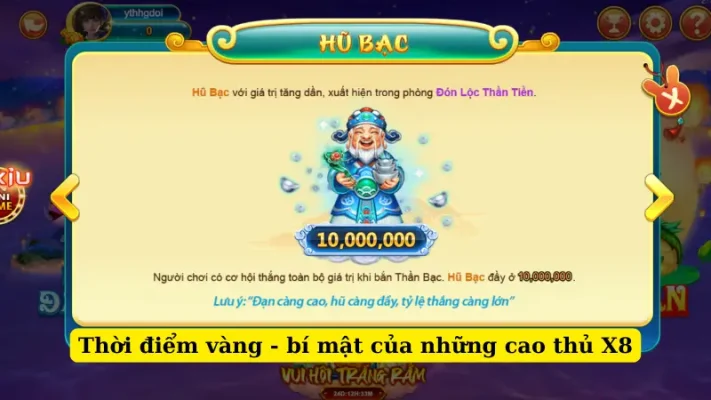 Thời điểm vàng - bí mật của những cao thủ X8