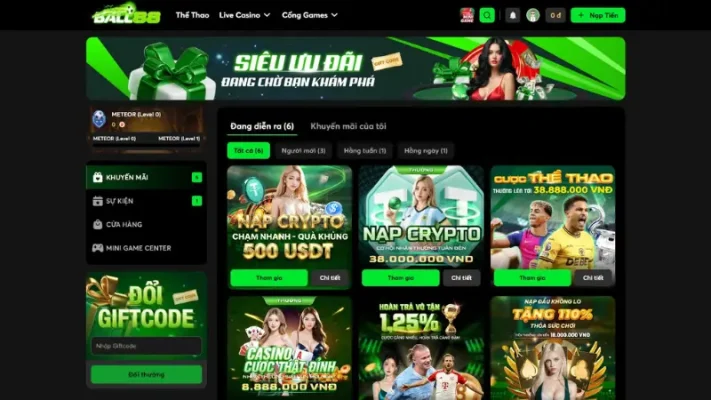 Ball88 sẽ cộng tiền thưởng vào tài khoản người chơi